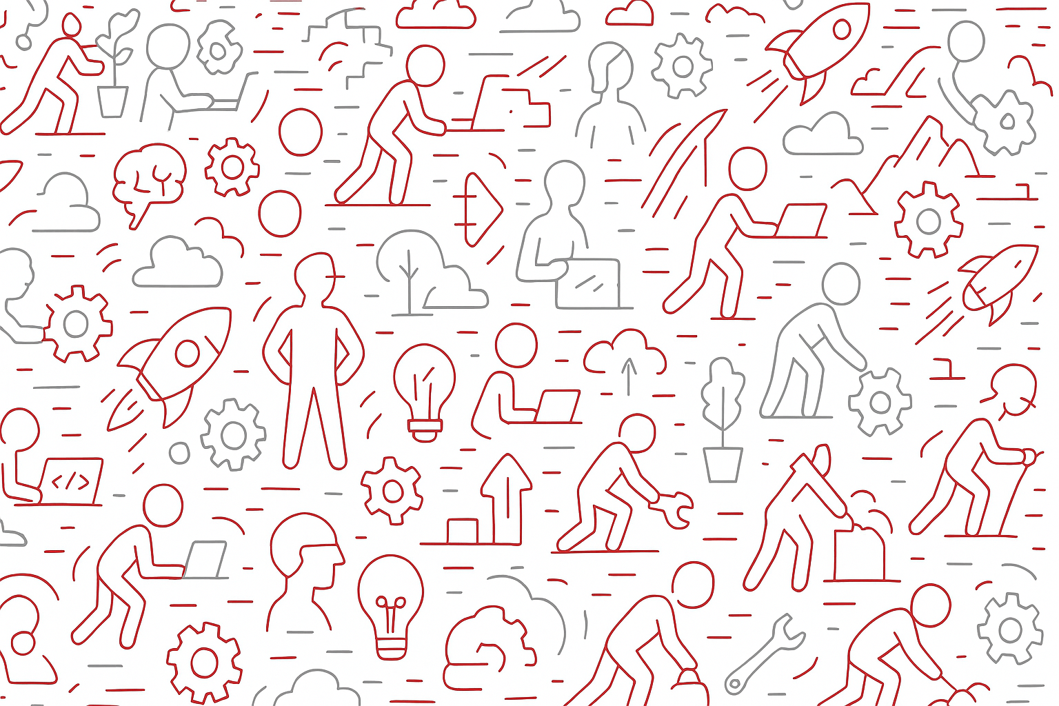 Abstract software and startup themed background